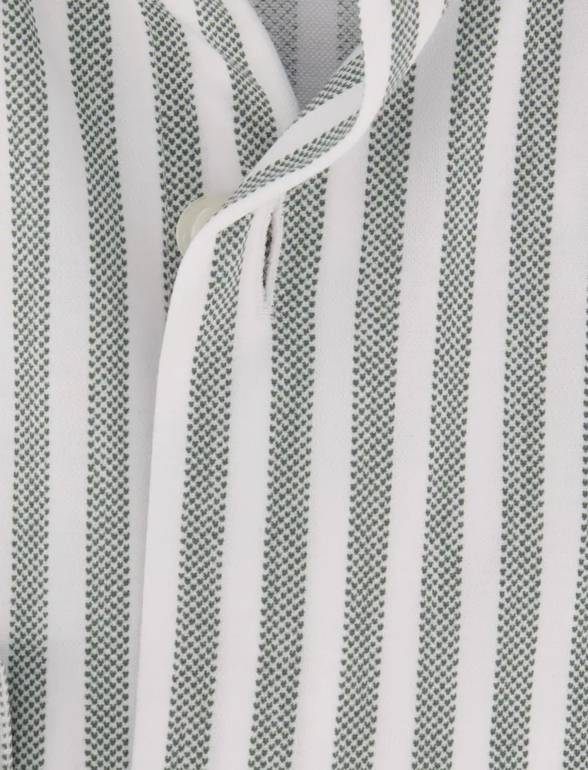 Overhemd Olymp groen slim fit