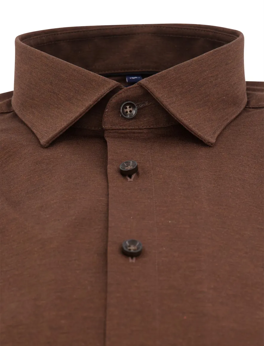 Overhemd Olymp bruin Shirt dress ml 5