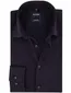 Olymp overhemd semi-wide spread donkerblauw stretch
