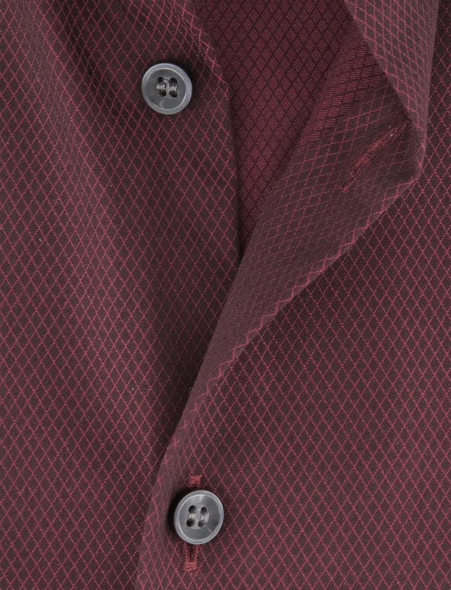 Overhemd Olymp bordeaux Shirt dress ml 5