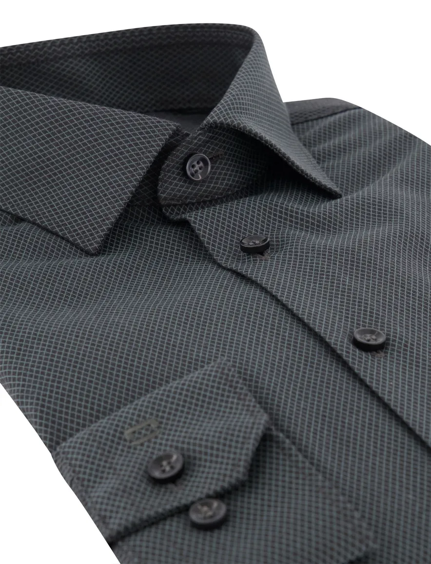 Overhemd Olymp groen Shirt dress ml 5