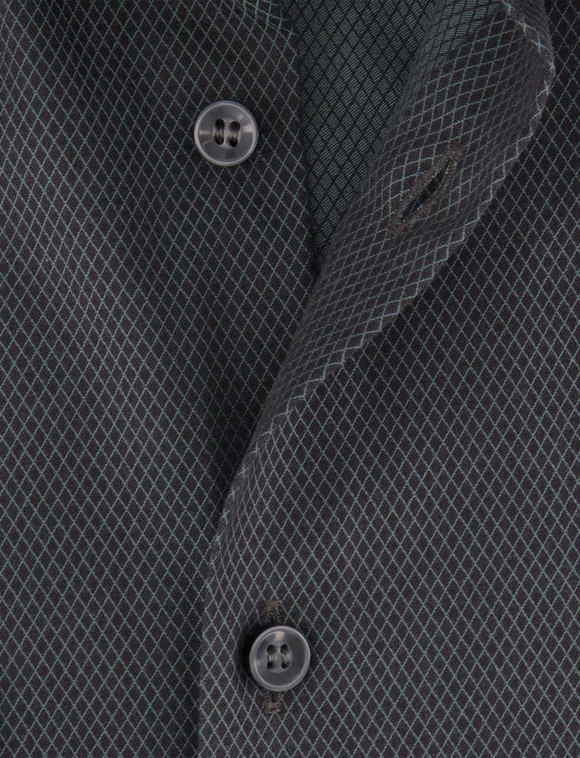 Overhemd Olymp donkergroen super slim fit