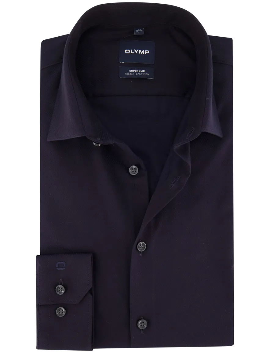 Overhemd Olymp donkerblauw Shirt dress ml 7