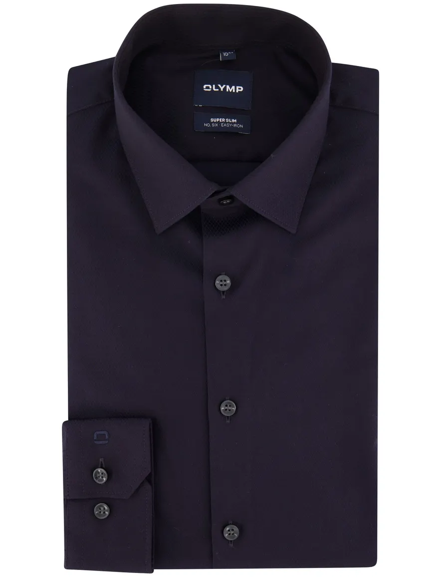 Overhemd Olymp donkerblauw Shirt dress ml 7
