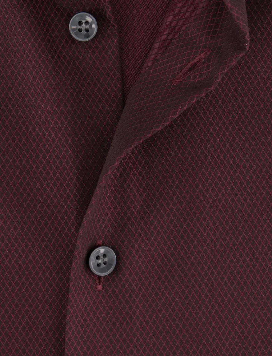 Overhemd Olymp bordeaux Shirt dress ml 7