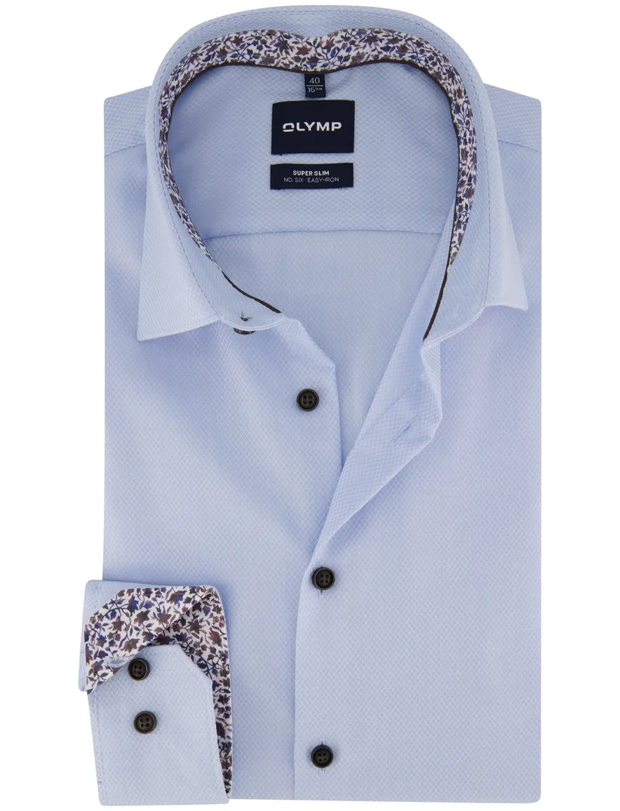 Overhemd Olymp lichtblauw Shirt dress ml 7