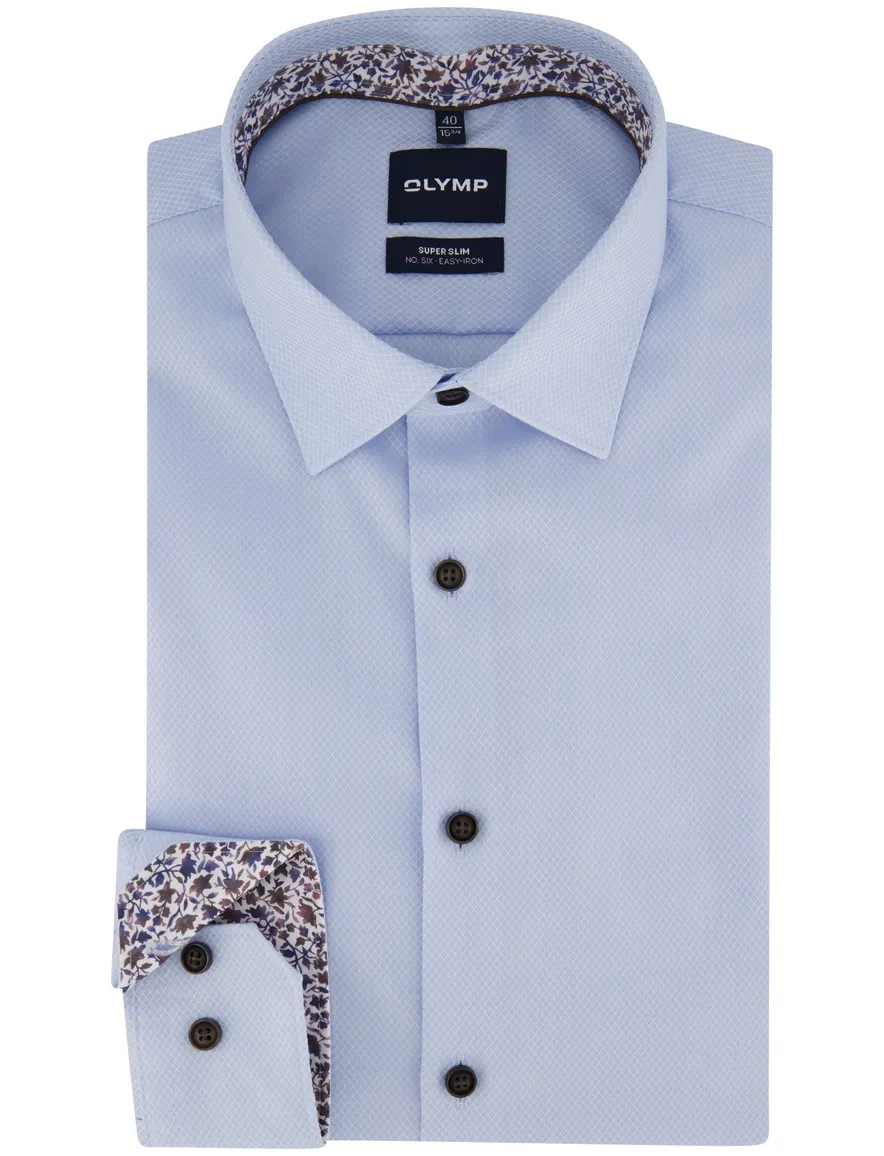 Overhemd Olymp lichtblauw Shirt dress ml 7