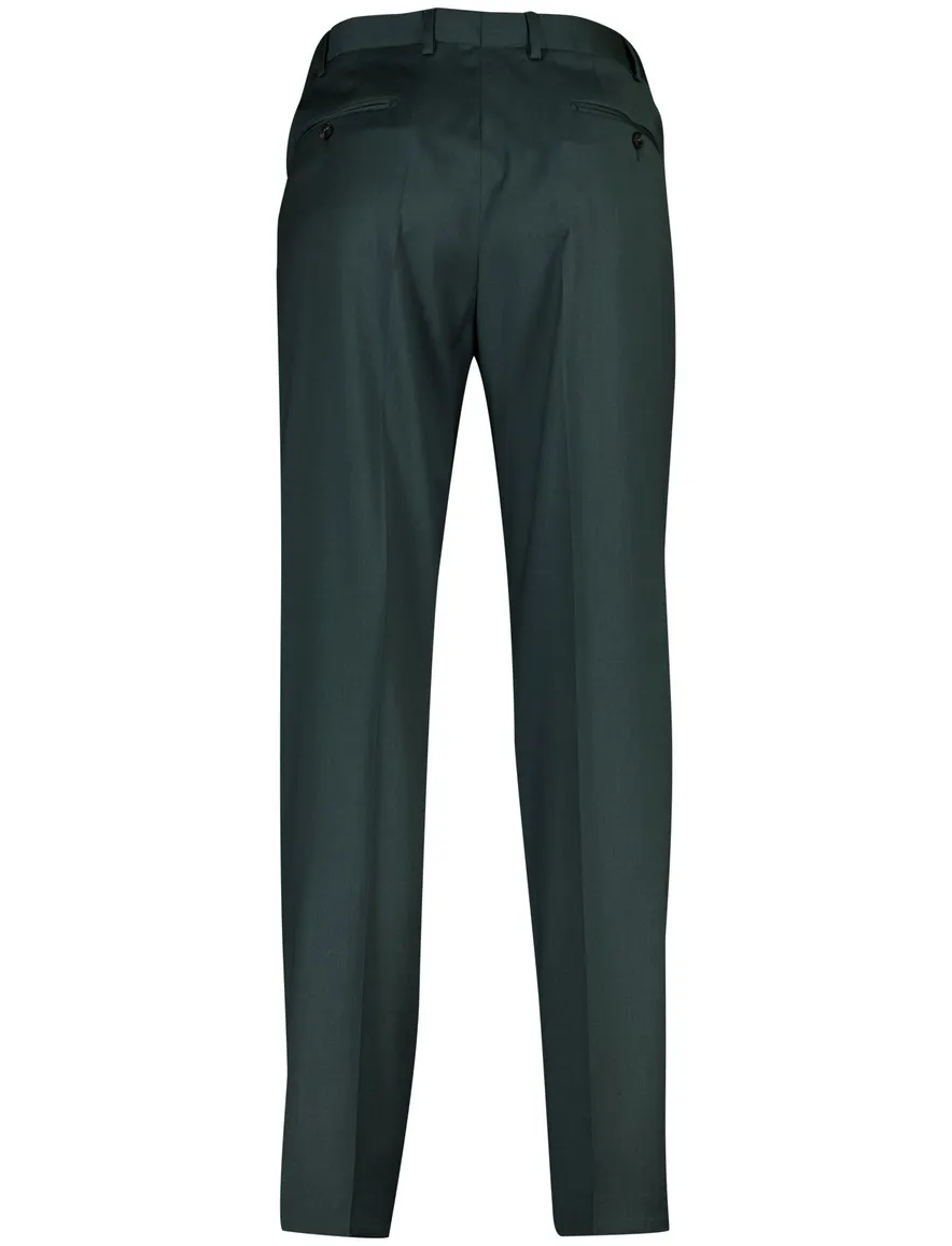 Digel Modern Fit broek donkergroen flatfront