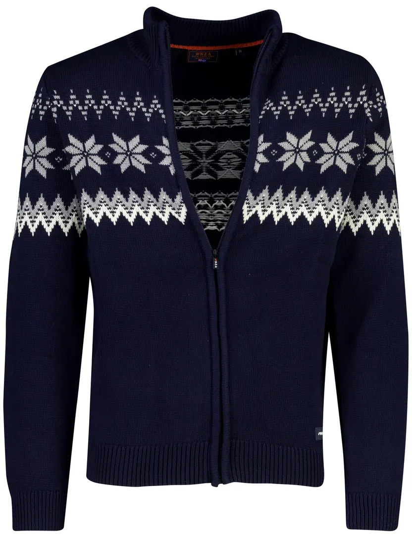 Vest New Zealand donkerblauw katoen