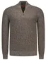 Trui New Zealand bruin half zip