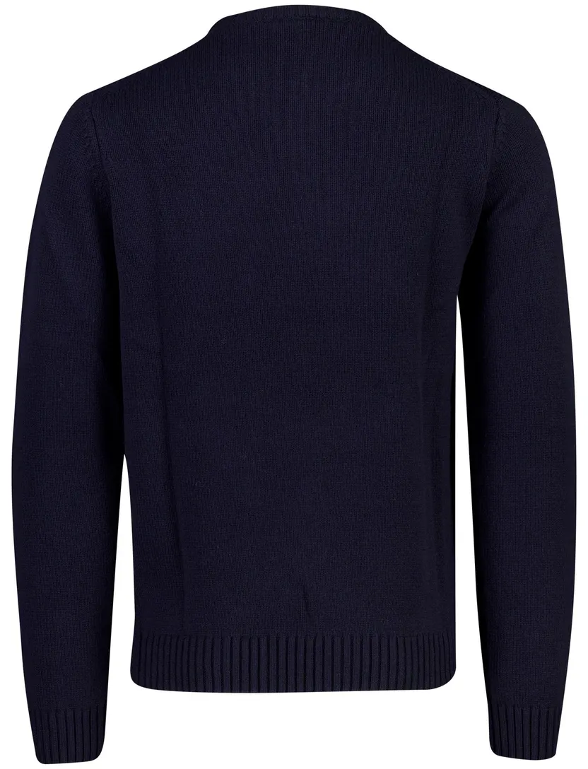 Trui New Zealand donkerblauw 26KN416-STEEL NAVY