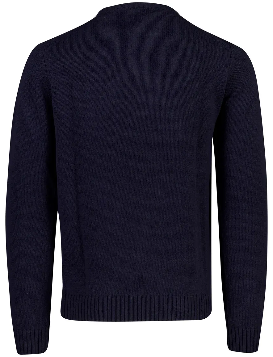 Trui New Zealand donkerblauw 26KN416-STEEL NAVY