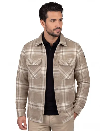 New Zealand Overshirt New Zealand beige geruit