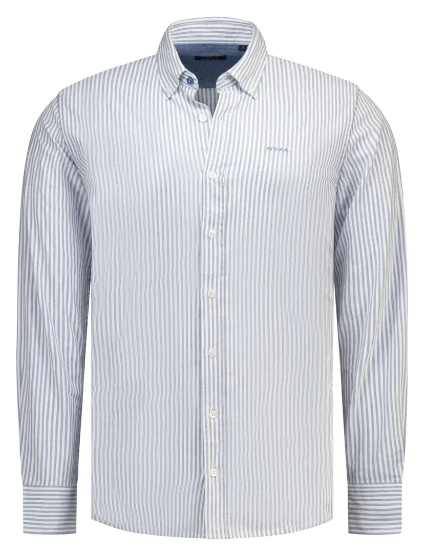 Overhemd New Zealand blauw 26KN589-TRUE BLUE