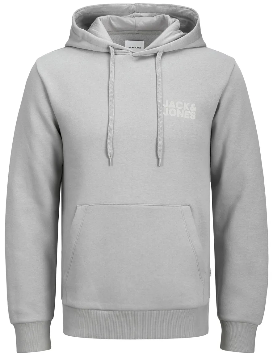 Jack & Jones Plus Size hoodie grijs met capuchon