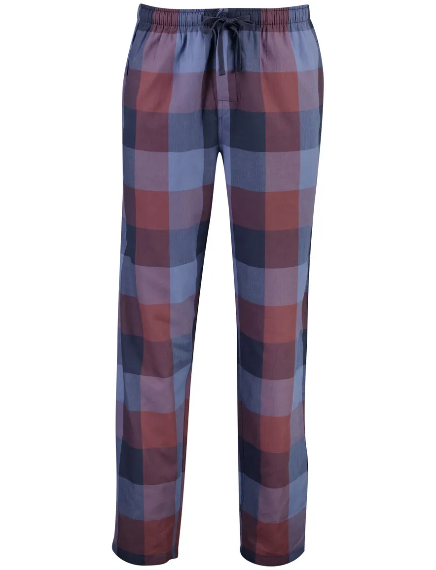 Schiesser pyjama blauw geruit