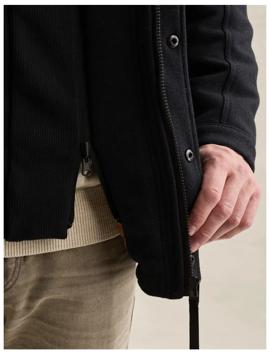 PME Legend manteljas donkerblauw effen