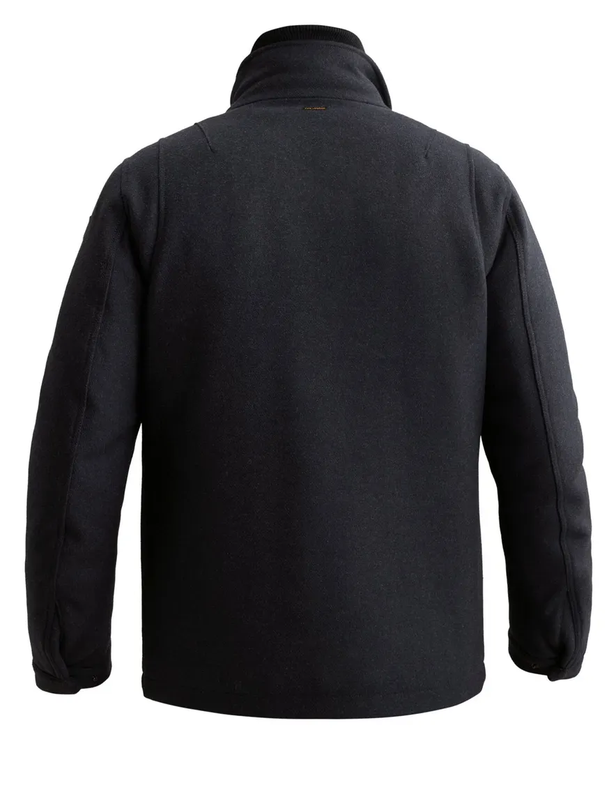 PME Legend manteljas donkerblauw effen