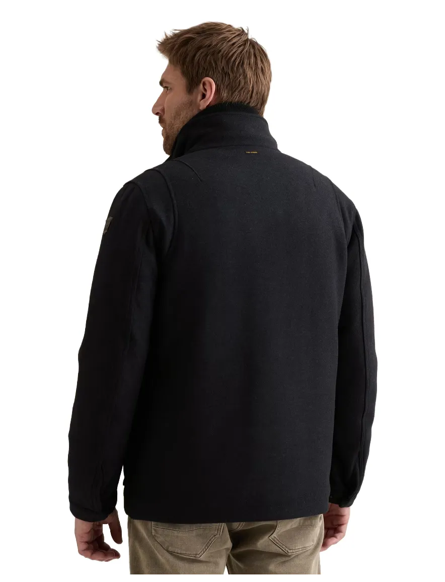 PME Legend manteljas donkerblauw effen