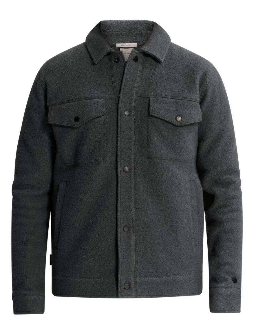 Cast Iron overshirt grijs