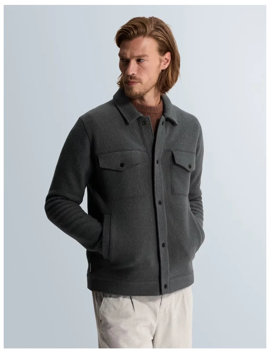Cast Iron overshirt grijs