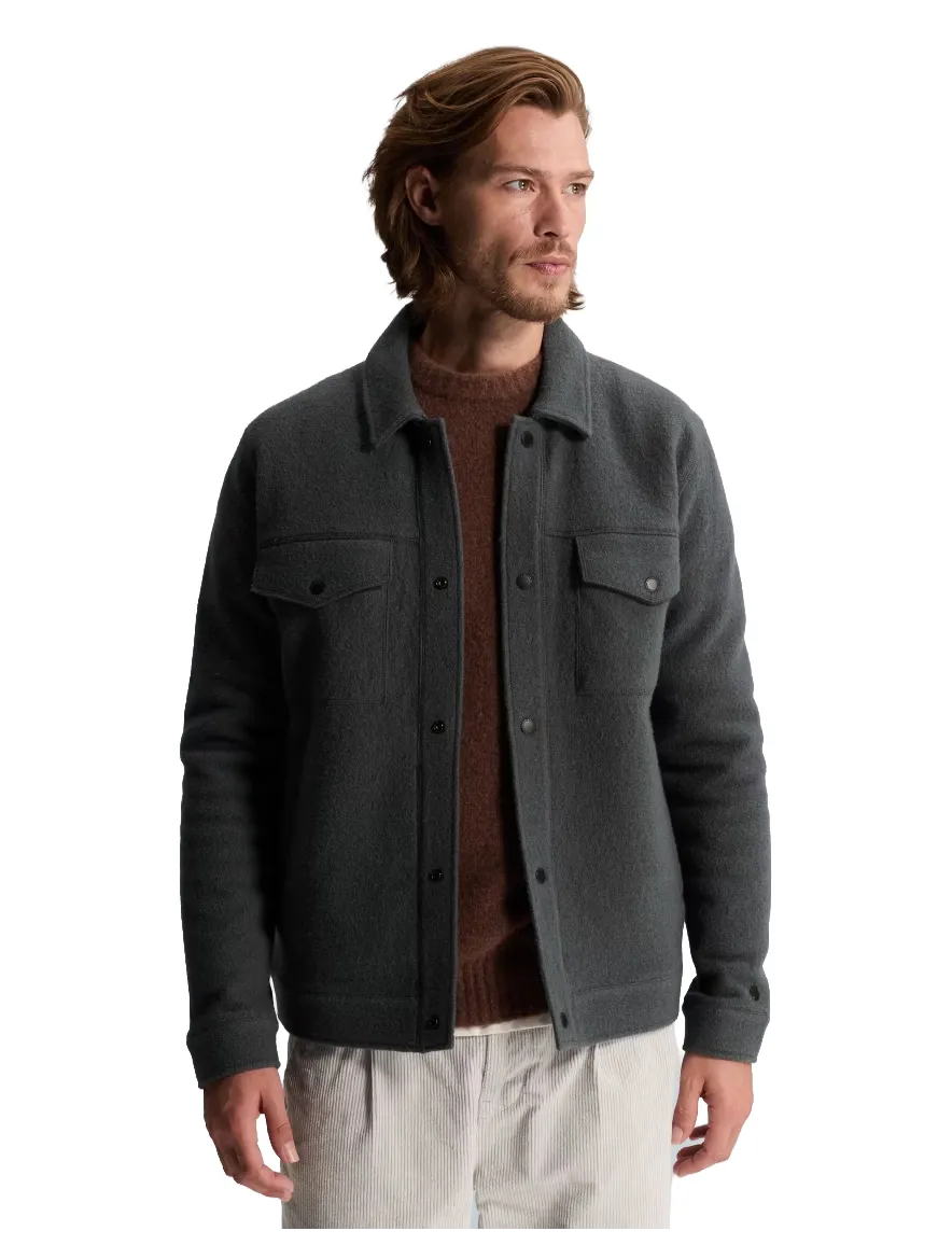 Cast Iron overshirt grijs