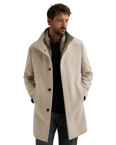 Vanguard Vanguard overjas beige gevoerd en warm