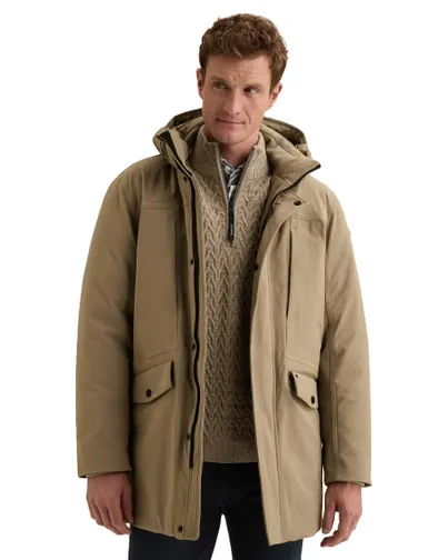 Vanguard Vanguard parka jas beige effen