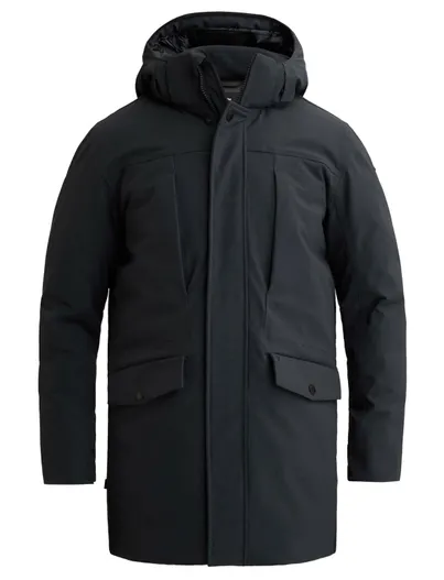 Vanguard Vanguard parka jas donkerblauw effen