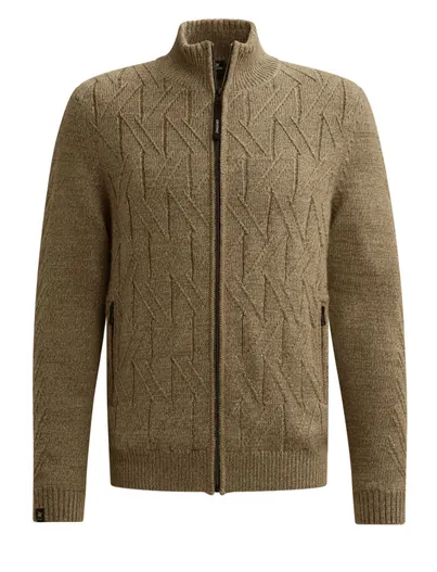 Vanguard Vanguard vest beige structuur