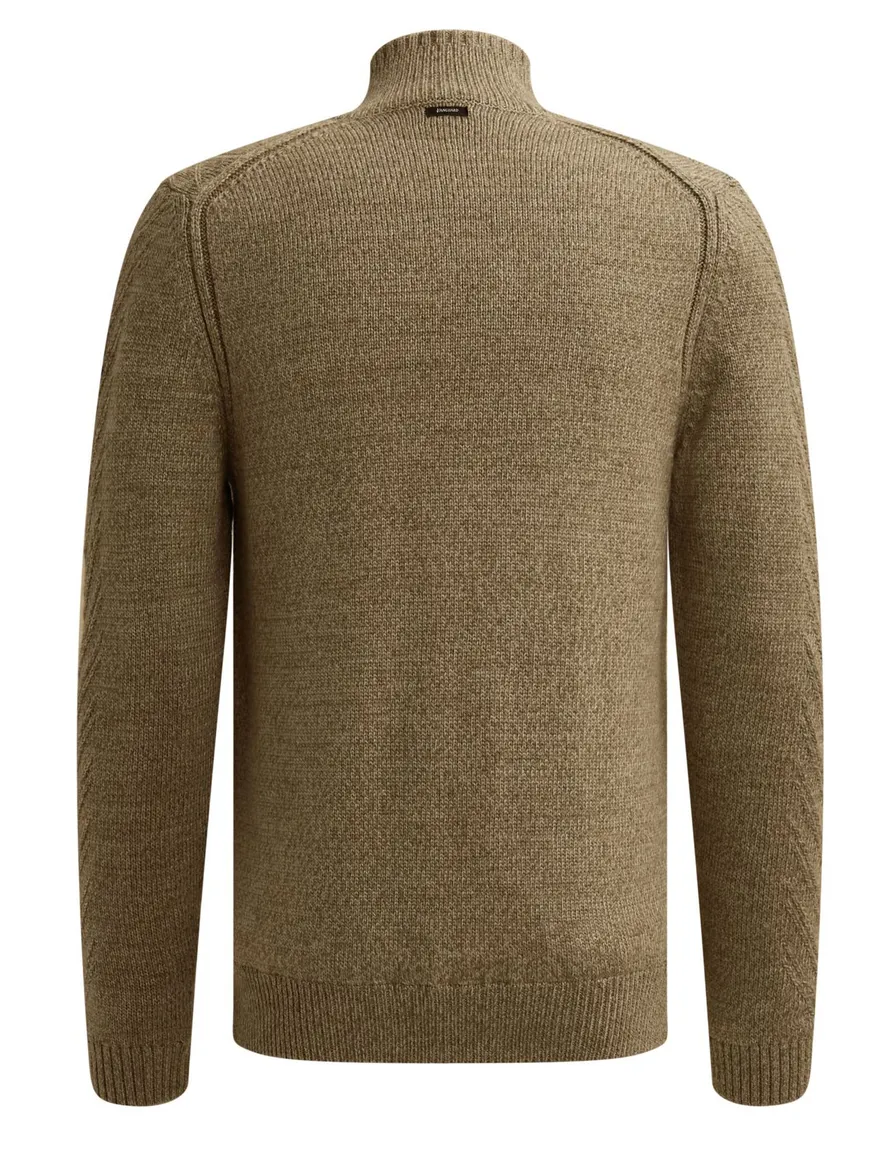 Vanguard vest beige structuur