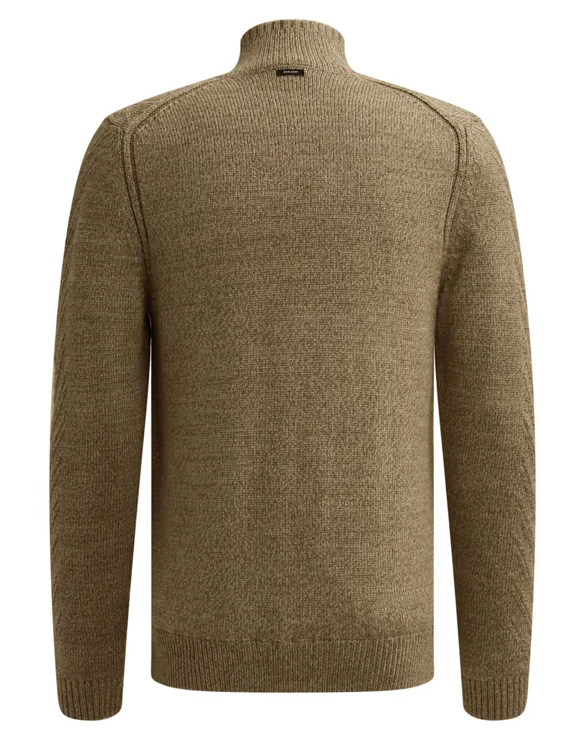 Vest Vanguard beige acryl structuur