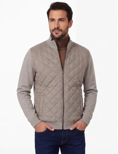 Casa Moda Casa Moda vest beige gevoerd