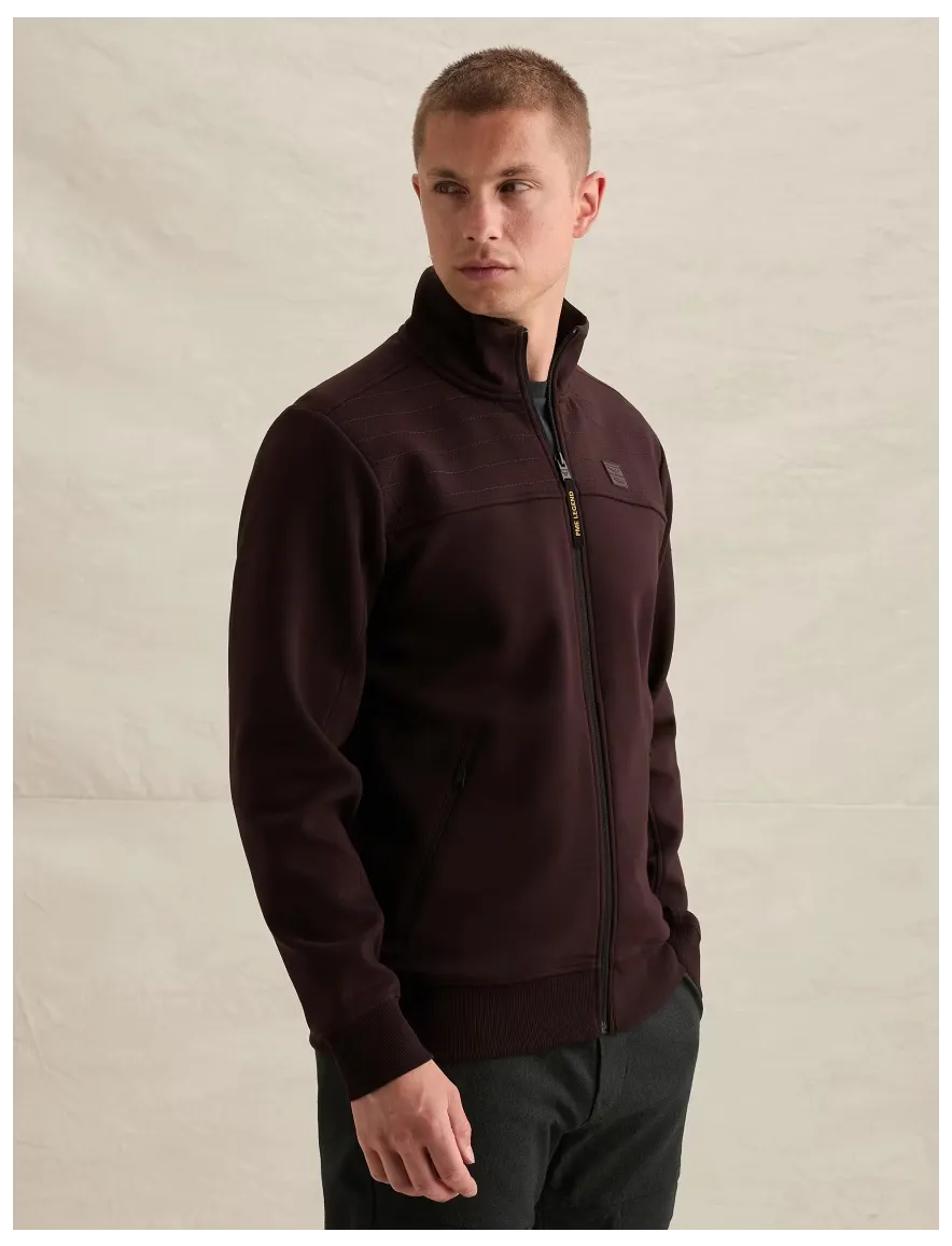 PME Legend vest aubergine effen