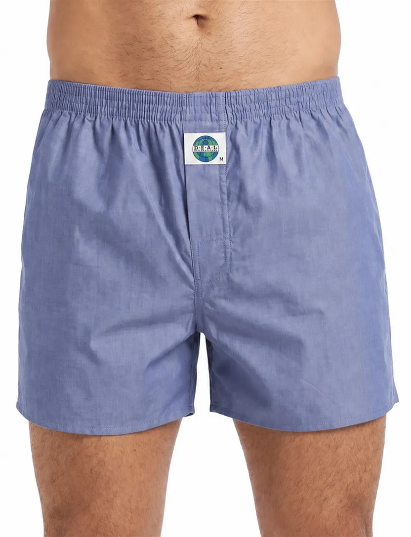Ondergoed Deal blauw effen