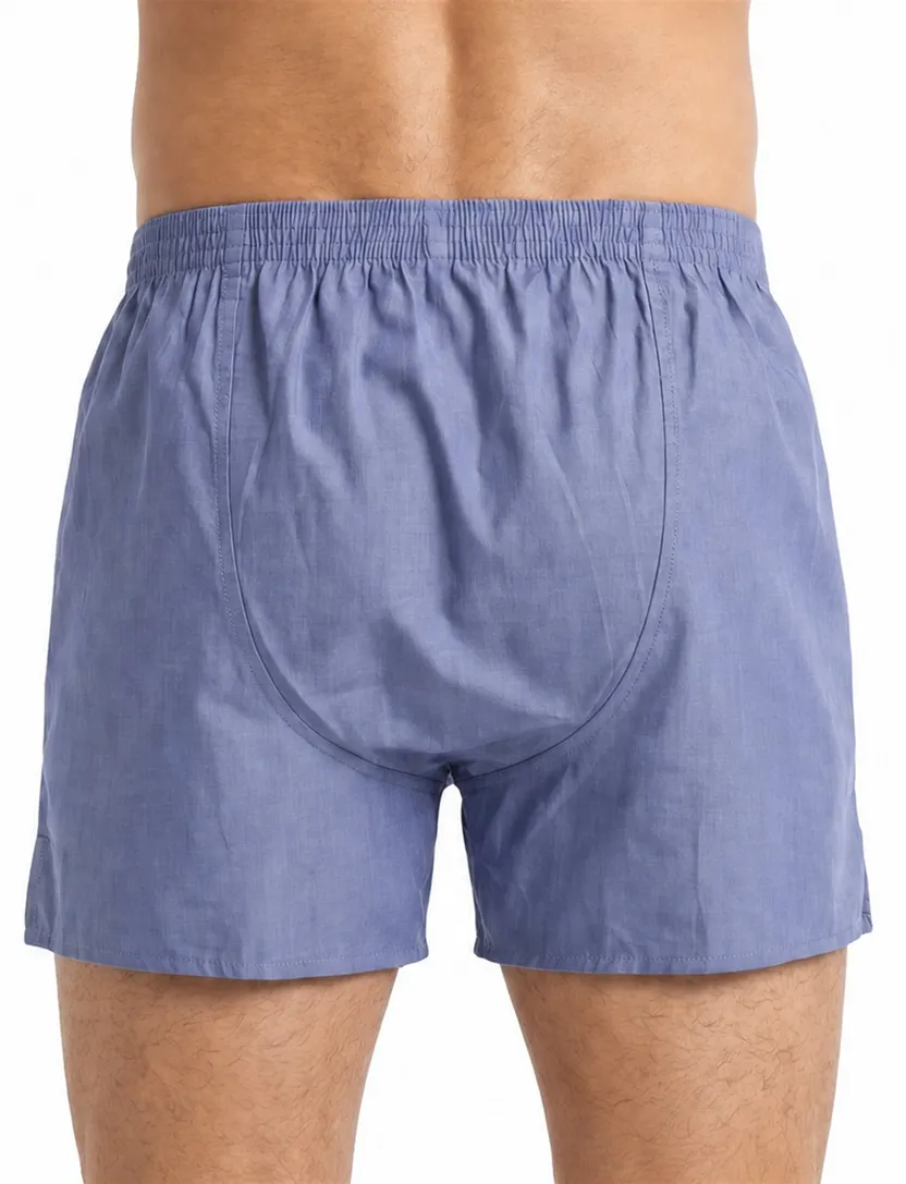 Ondergoed Deal blauw effen