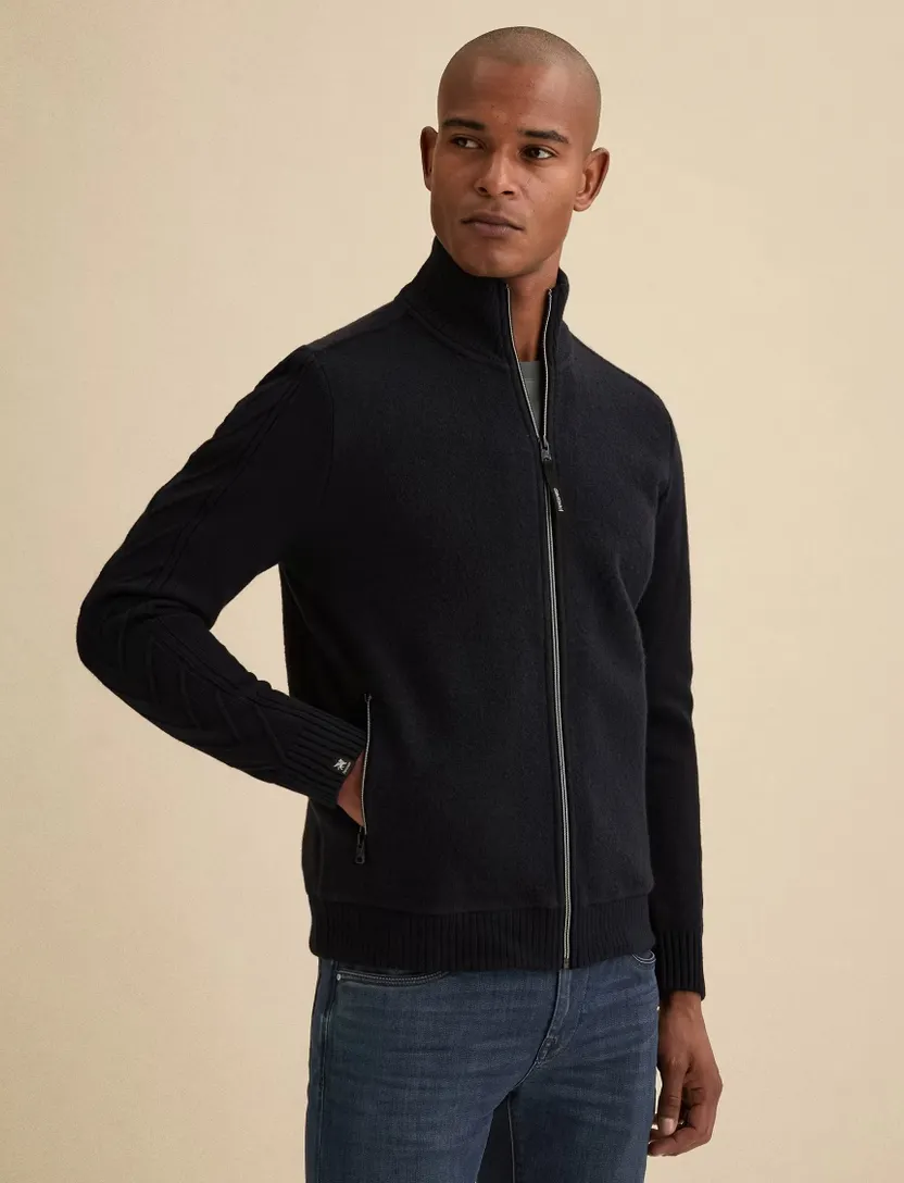 Vest PME Legend donkerblauw wol