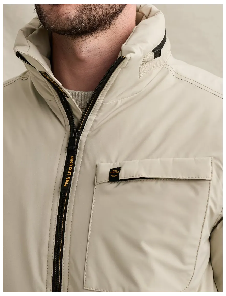 PME Legend bomberjack beige waterdicht met borstzak
