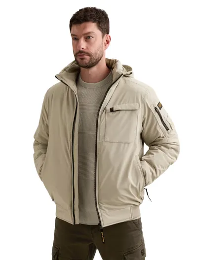 PME Legend PME Legend bomberjack beige waterdicht met borstzak