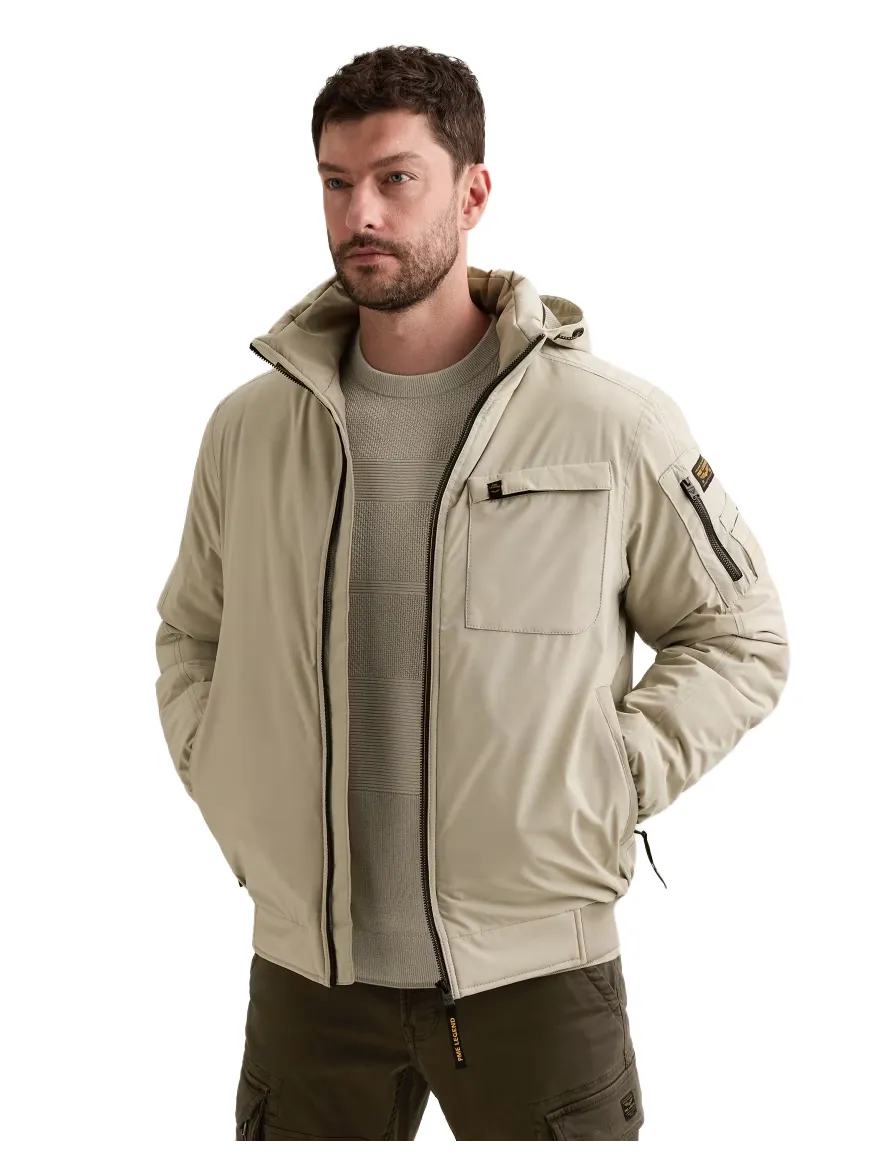 PME Legend bomberjack beige waterdicht met borstzak