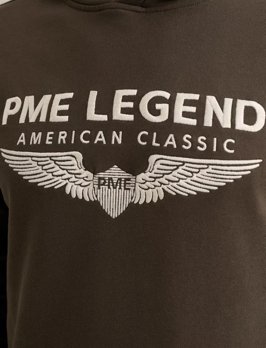 Hoodie PME Legend bruin PSW2608550-Turkish Coffee