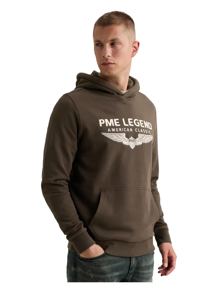 Hoodie PME Legend bruin PSW2608550-Turkish Coffee