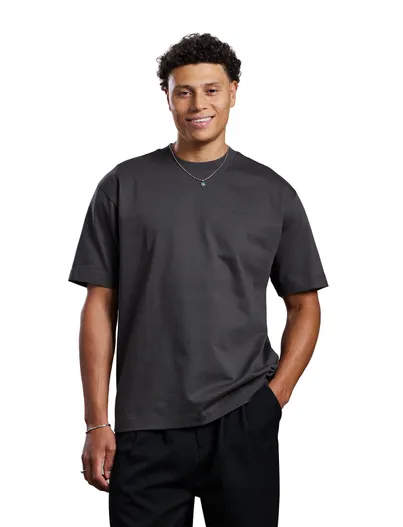 Aeden T shirt Aeden antraciet katoen