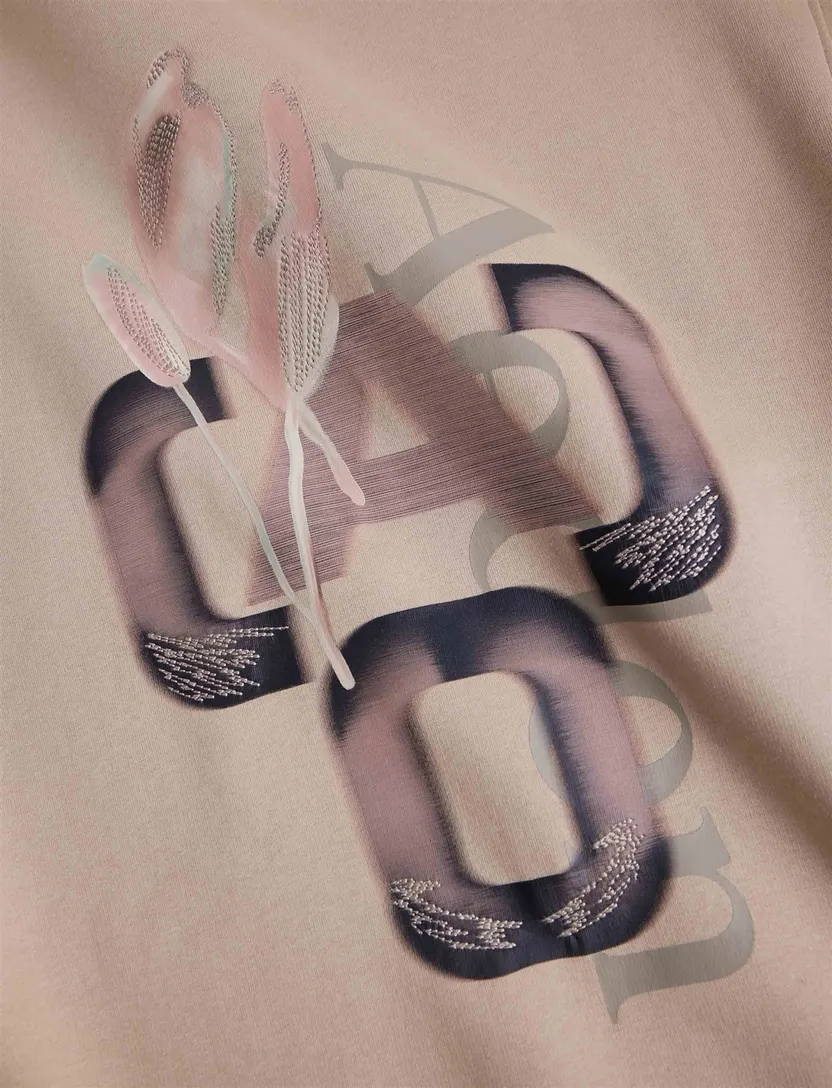 Trui Aeden beige katoen