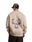 Aeden trui beige met backprint