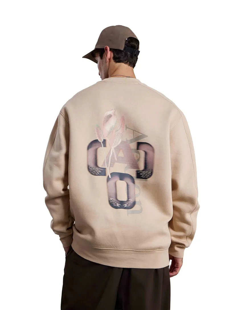 Trui Aeden beige katoen
