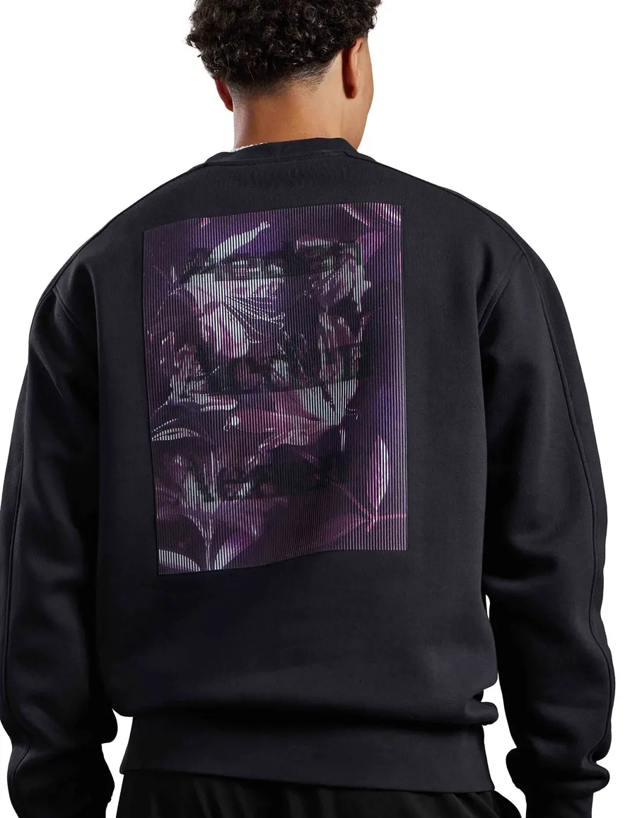 Aeden trui zwart met backprint
