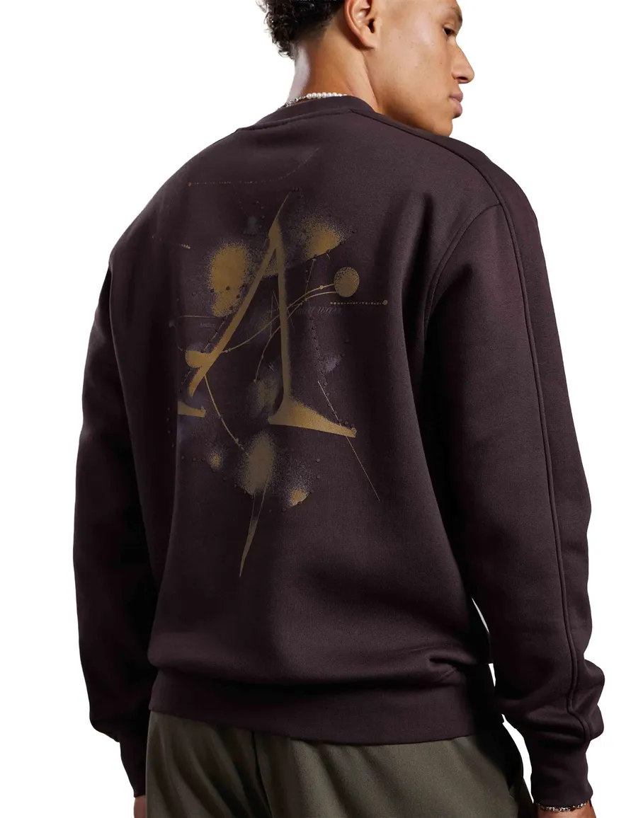 Aeden trui bruin backprint