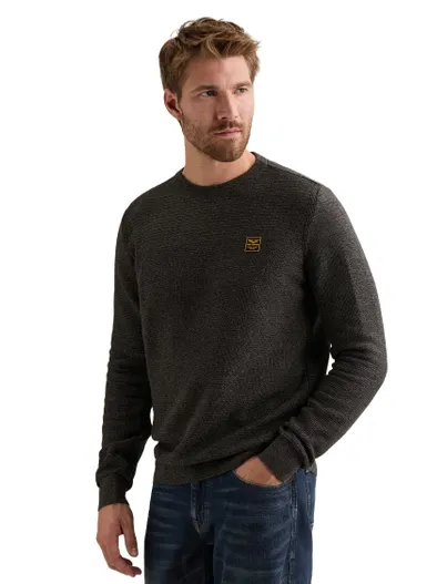 PME Legend PME Legend trui ronde hals zwart