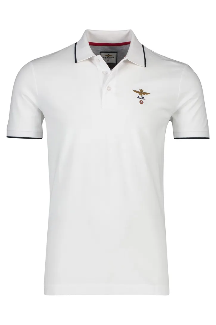 Poloshirt Aeronautica Militare wit